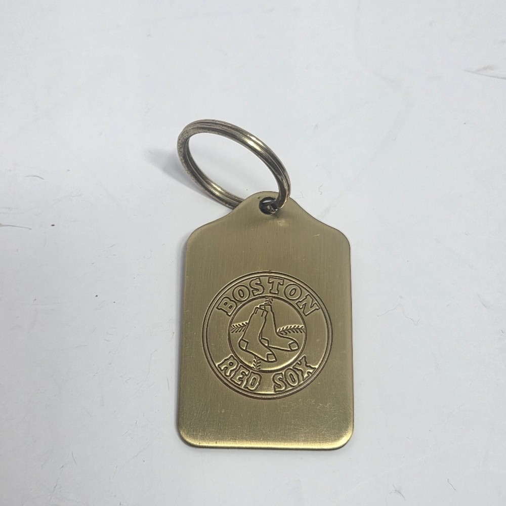 boston red sox solid brass key chain sports team memorabilia lexington usa